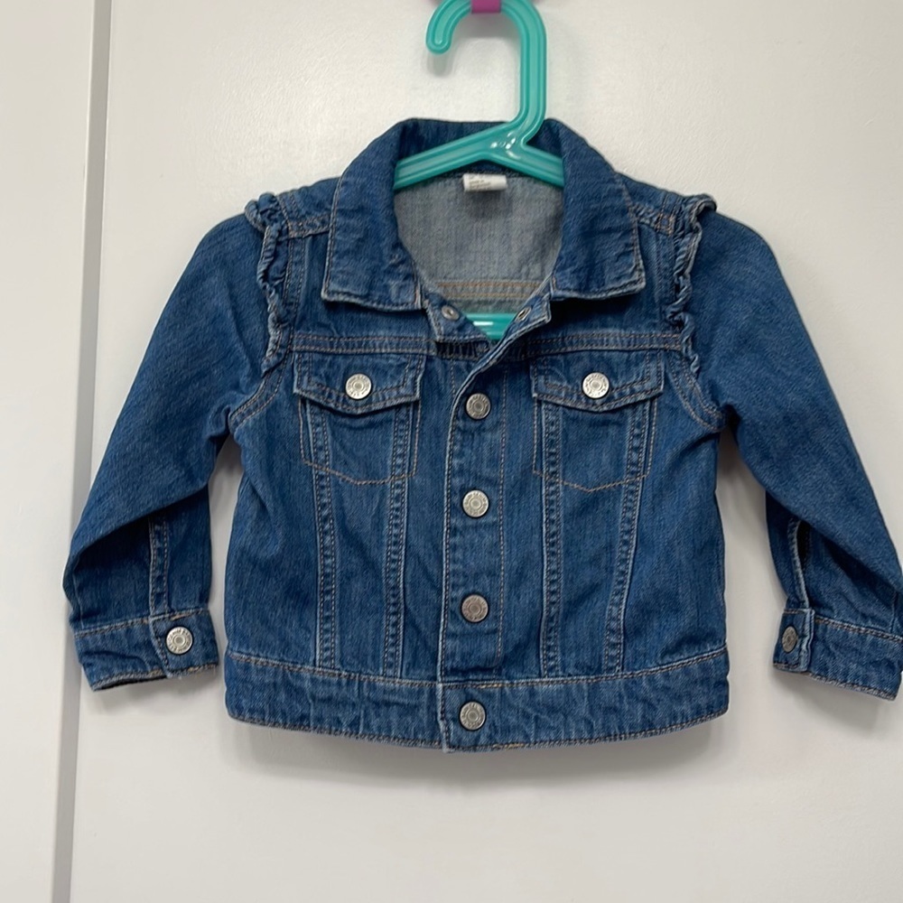 H&M KIDS JEAN JACKET size 18 months